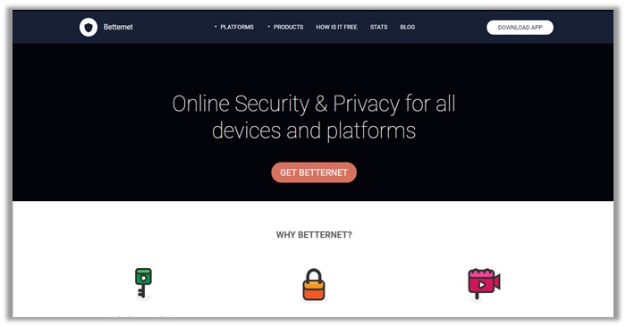 Revisión de la política de privacidad de Betternet