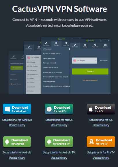 CactusVPN Apps