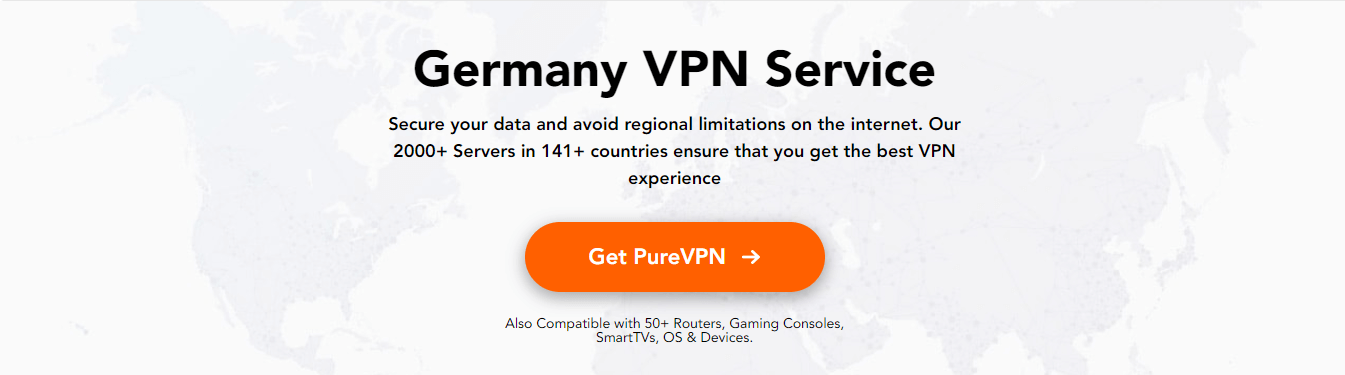 PureVPN pre Nemecko
