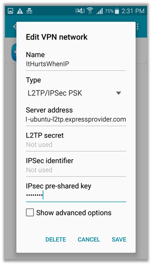 Εγκατάσταση L2TP-IPSec Android (5)