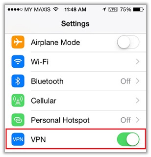 Configuration PPTP iPhone (7)