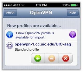 Εγκατάσταση του OpenVPN iPhone (3)