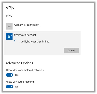 Nastavenie protokolu PPTP Windows 10 (4)