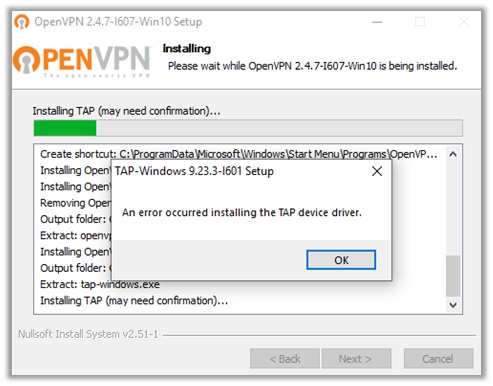 OpenVPN设置Windows 10（2）